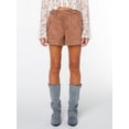 thumbnail image 1 of Celebrity Pink Women's Porkchop Pocket Suede Short, Sizes XS-XXXL, 1 of 6