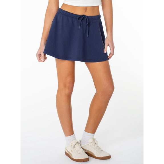 Celebrity Pink Women's Pull On Fleece Mini Skort, Sizes XS-XXXL