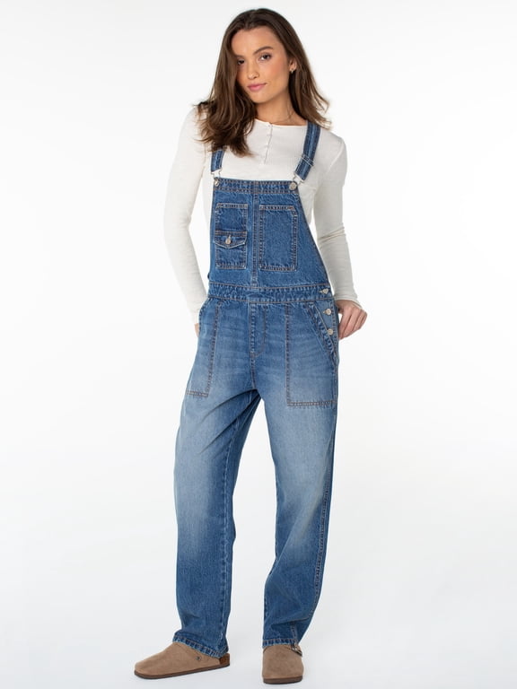 Women's Relaxed Boyfriend Overall, Sizes XS-XXXL
