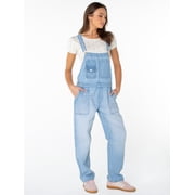 Celebrity Pink Women's Relaxed Boyfriend Overall, Sizes XS-XXXL