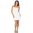 thumbnail image 1 of Celebrity Pink Women's Spaghettit Strap Eyelet Babydoll Dress, Sizes XS-XXXL, 1 of 7
