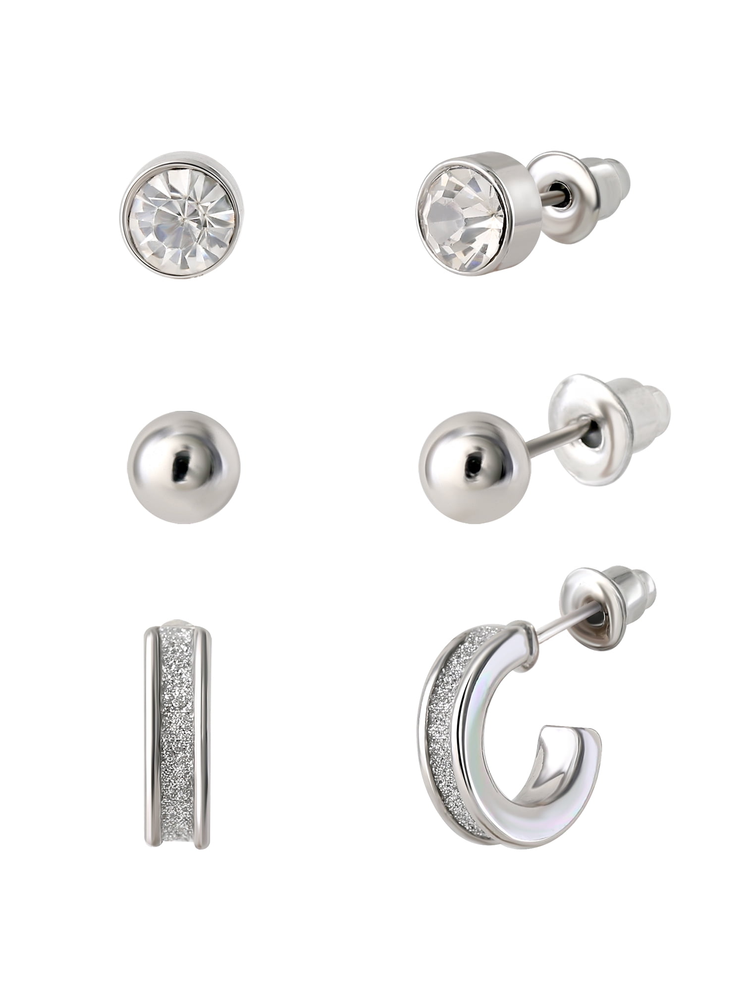 Celebrity Pink Women’s Three Pair Earring Set