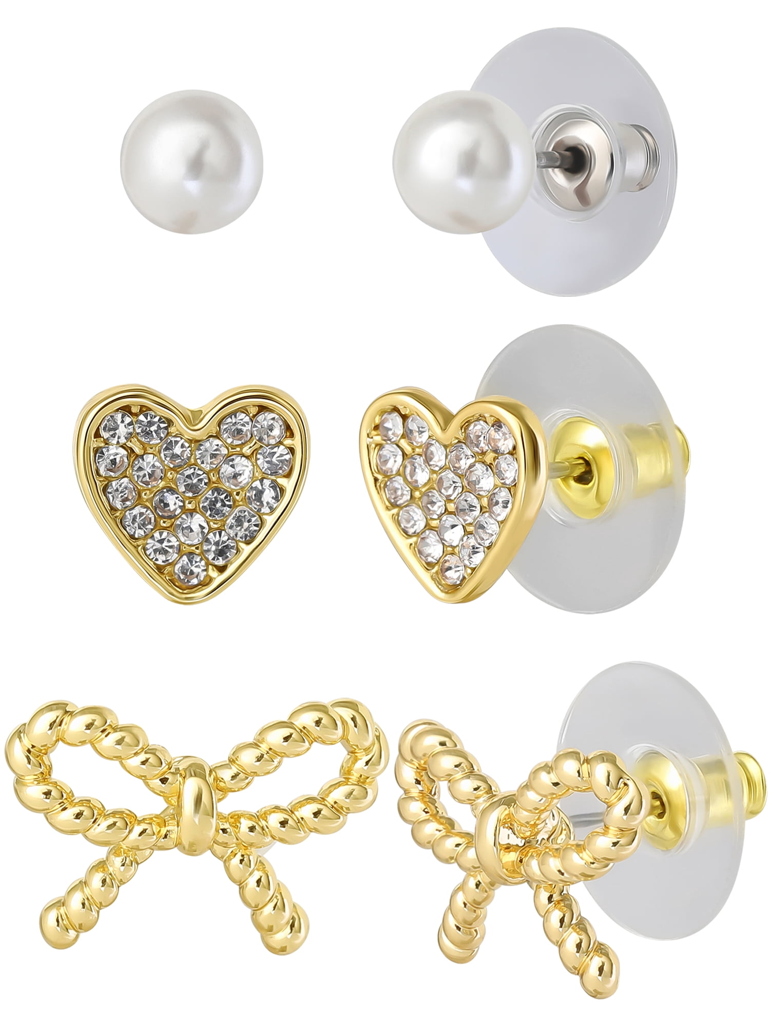 Celebrity Pink Women’s Three Pair Earring Set