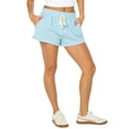 thumbnail image 1 of Celebrity Pink Women's Tie Front Fleece Shorts, Sizes XS-4X, 1 of 6