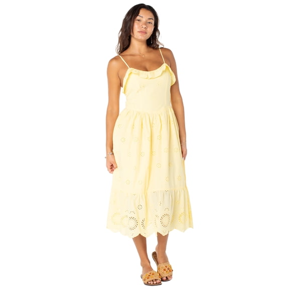 Celebrity Pink Women's Spaghetti Strap Mini Sun Dress, Sizes XS-XXXL
