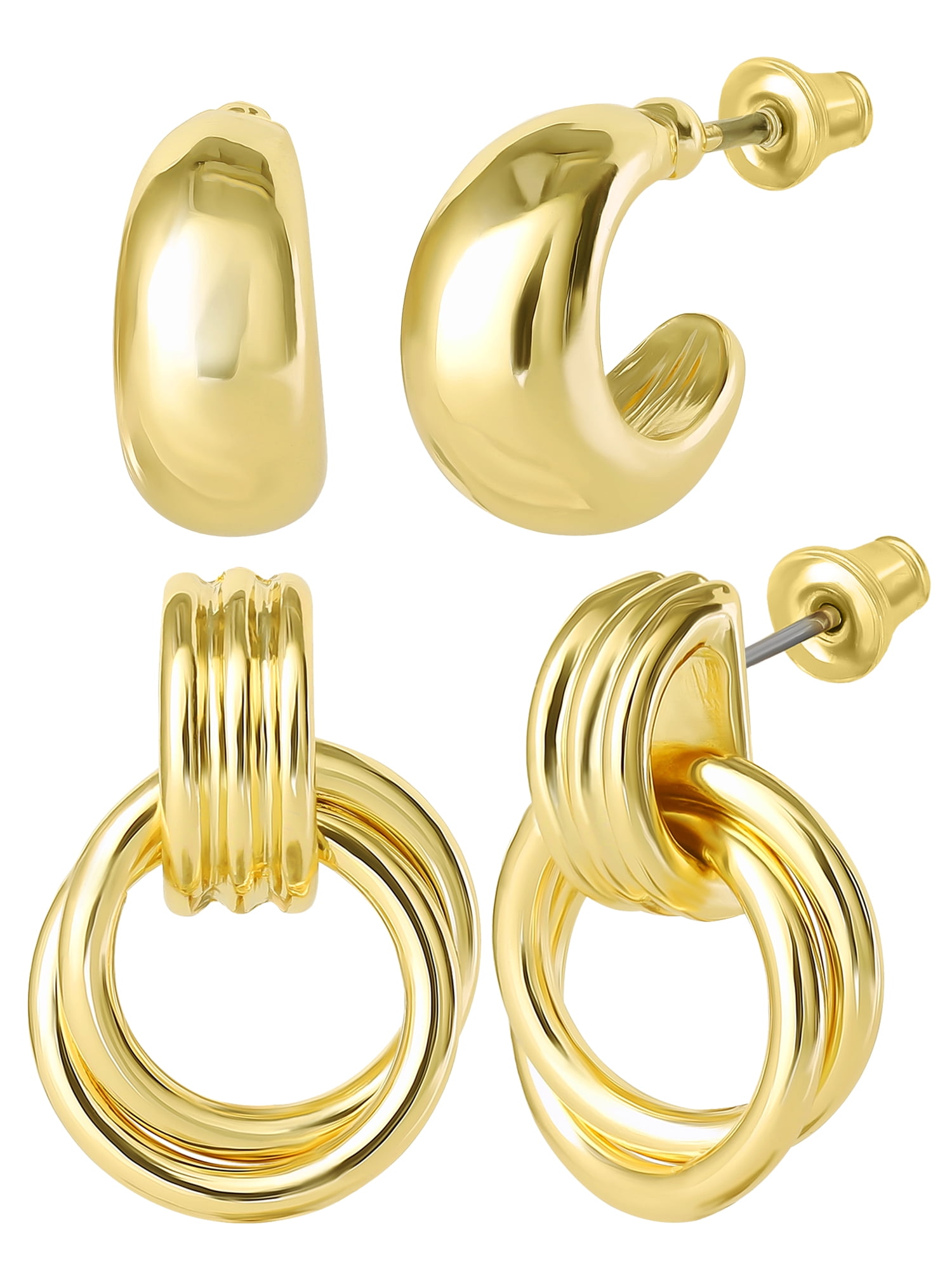 Celebrity Pink Women's Fashion Earring Set - Two Pair