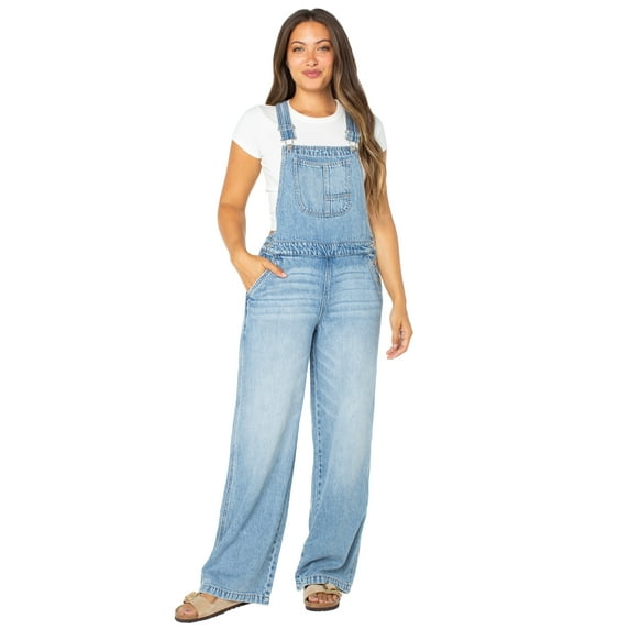 Celebrity Pink Women's Wide Leg Overalls, Sizes XS-XXXL