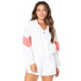 thumbnail image 1 of Celebrity Pink Women's Zip Front Hooded Windbreaker Jacket, Sizes XS-XXXL, 1 of 7