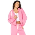thumbnail image 1 of Celebrity Pink Women's Zip Front Hoodie, Sizes XS-4X, 1 of 6