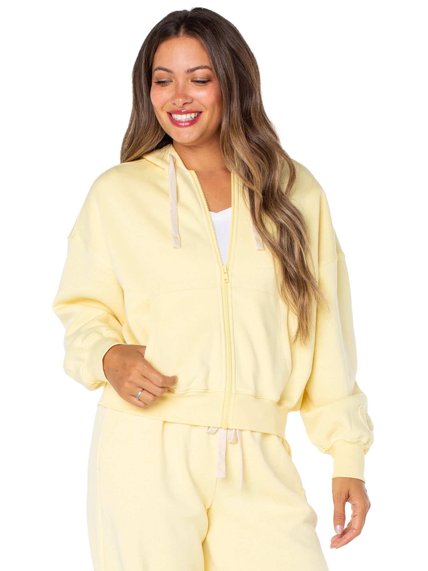 Celebrity Pink Women's Zip Front Hoodie, Sizes XS-4X