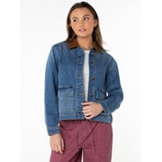 Celebrity Pink Women's and Women's Plus Boxy Barn Jacket, Sizes XS-4X