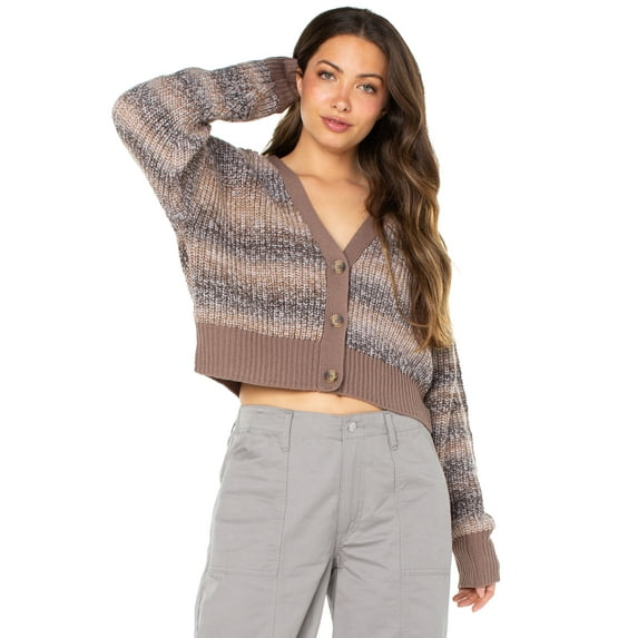 Celebrity Pink Women's and Women's Plus Boyfriend Cardigan, Sizes XS-3X