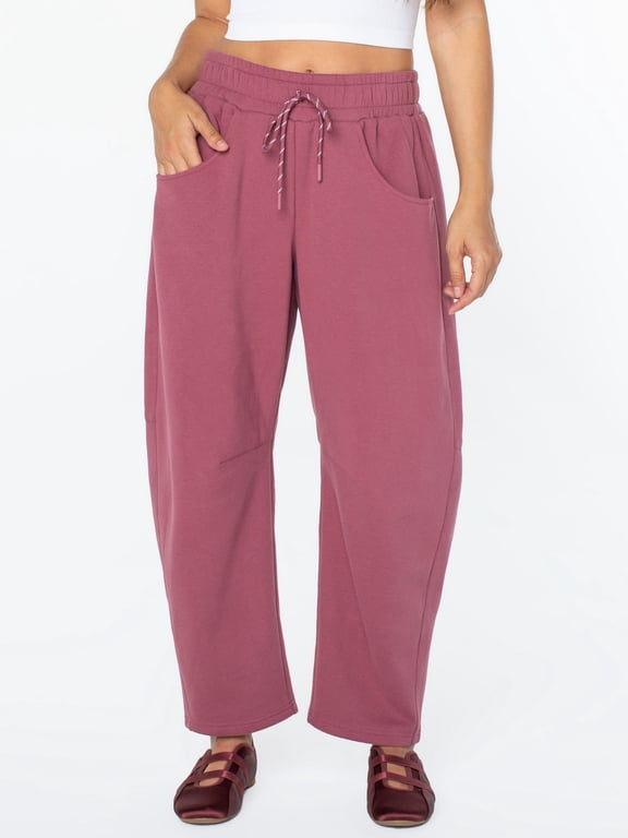Women's and Women's Plus Fleece Barrel Sweatpant, Sizes XS-4X