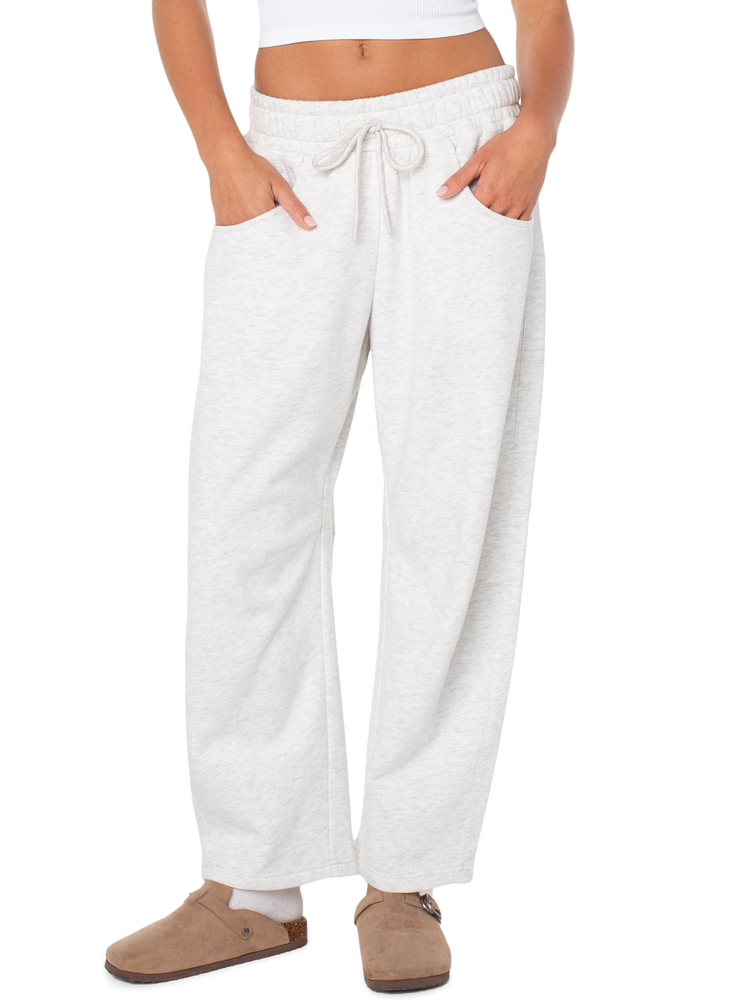 Celebrity Pink Women's and Women's Plus Fleece Barrel Sweatpant, Sizes XS-4X