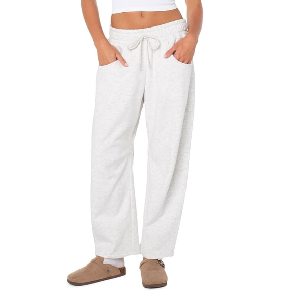 Celebrity Pink Women's and Women's Plus Fleece Barrel Sweatpant, Sizes XS-4X