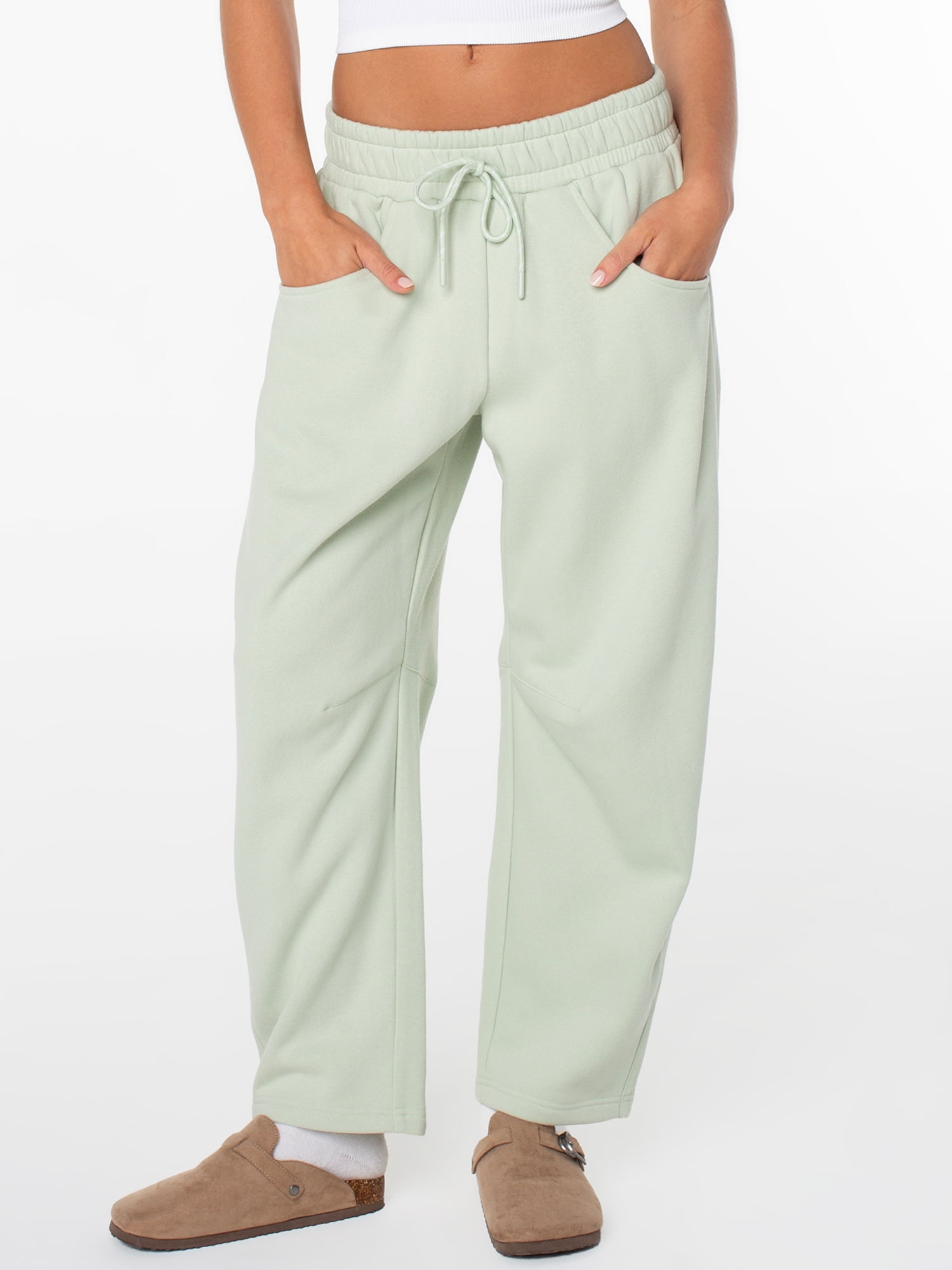 Celebrity Pink Women's and Women's Plus Fleece Barrel Sweatpant, Sizes XS-4X