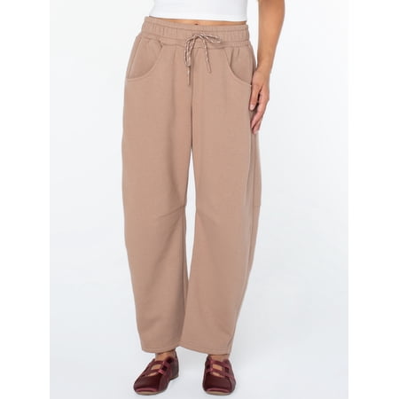 Celebrity Pink Women's and Women's Plus Fleece Barrel Sweatpant, Sizes XS-4X