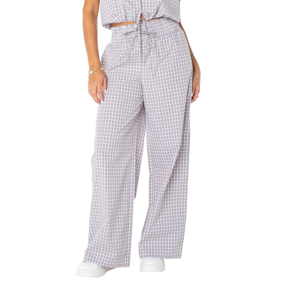 Celebrity Pink Women's and Women's Plus High Rise Pull On Wide Leg Pants, Sizes XS-XXXL