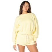 CELEBRITY PINK Women's and Women's Plus Oversized Boyfriend Sweatshirt, Sizes XS-4X