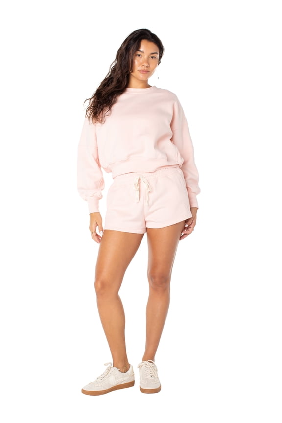 Women's and Women's Plus Oversized Boyfriend Sweatshirt, Sizes XS-4X