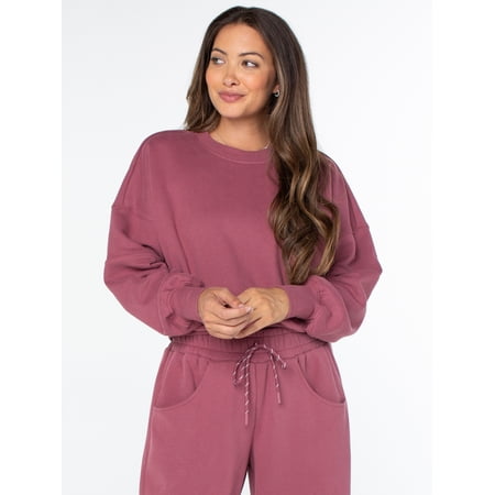 Celebrity Pink Women's and Women's Plus Pullover Sweatshirt, Sizes XS-4X