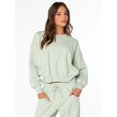 thumbnail image 1 of Celebrity Pink Women's and Women's Plus Pullover Sweatshirt, Sizes XS-4X, 1 of 7