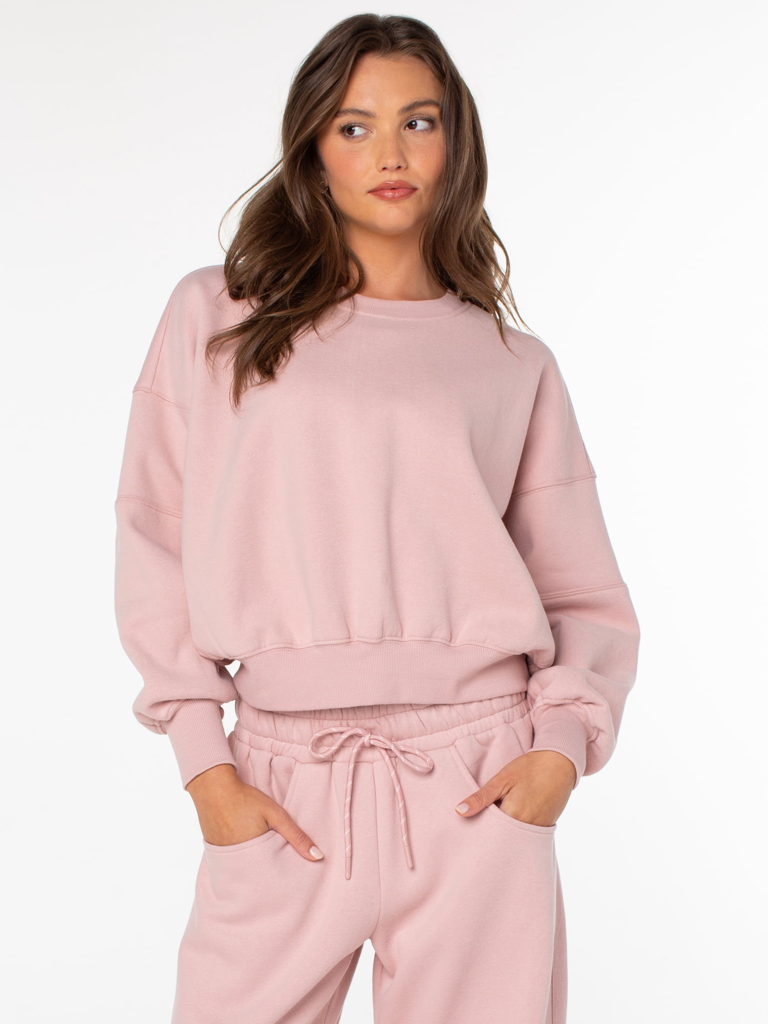 Celebrity Pink Women's and Women's Plus Pullover Sweatshirt, Sizes XS-4X