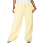 CELEBRITY PINK Women's and Women's Plus Wide Leg Sweatpants, Sizes XS-4X