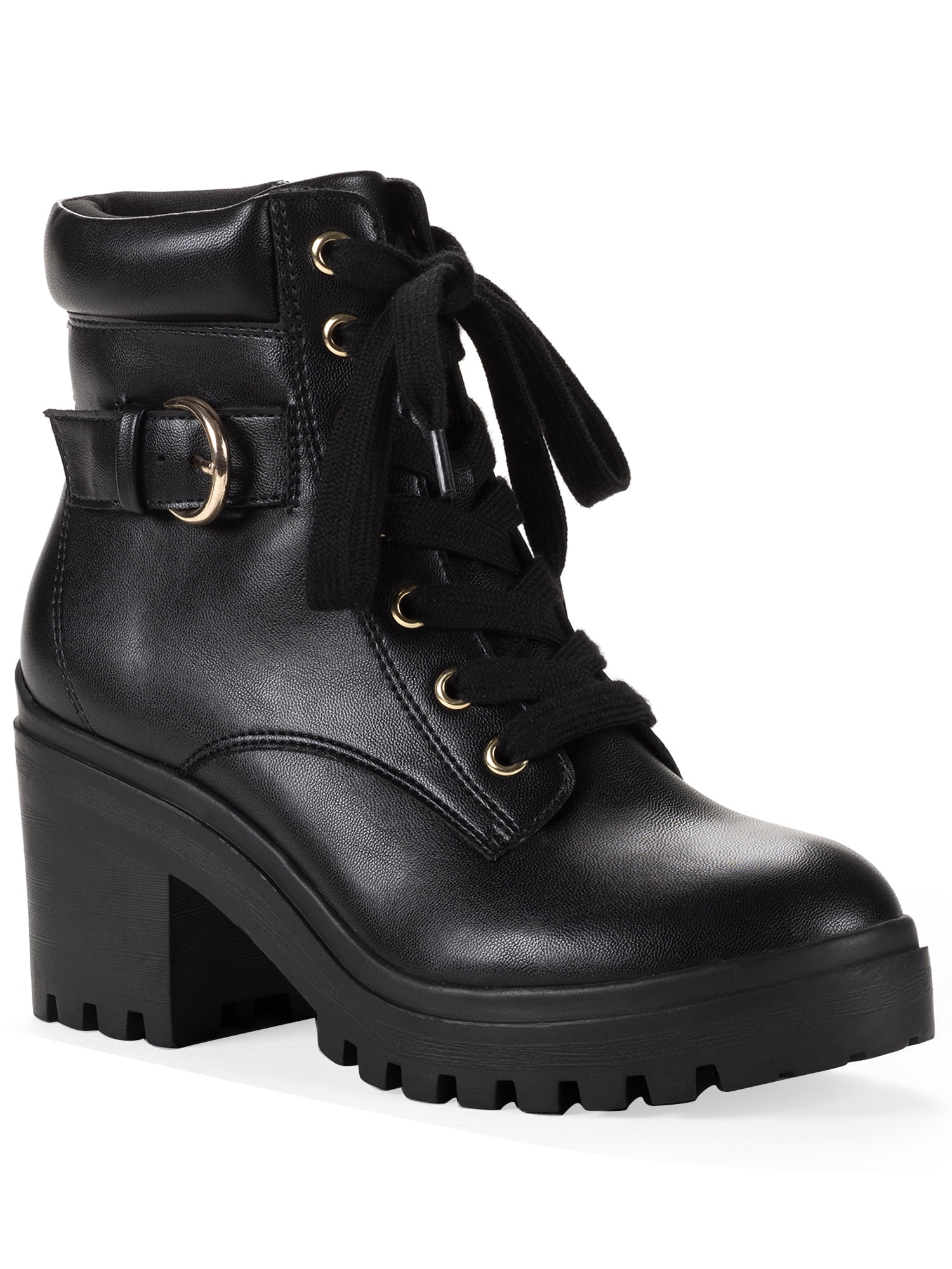 Celebrity Pink's Womens Gilda Lace-Up Bootie