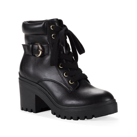 Celebrity Pink 's Womens Gilda Lace-Up Bootie