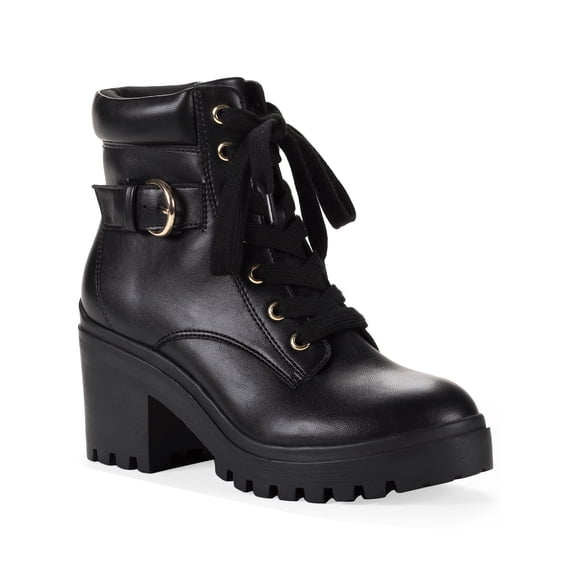 Celebrity Pink's Womens Gilda Lace-Up Bootie