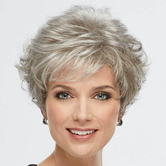 Celebrity WhisperLite Wig by Paula Young - Short, Natural-Looking, Versatile Layered Wig That Can Be Worn Smooth, Full, Even Wildly Tousled / Multi-tonal Shades of Blonde, Silver, Brown, and Red