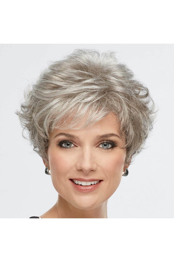 Celebrity WhisperLite Wig by Paula Young - Short, Natural-Looking, Versatile Layered Wig That Can Be Worn Smooth, Full, Even Wildly Tousled / Multi-tonal Shades of Blonde, Silver, Brown, and Red