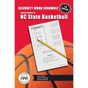 Celebrity Word Scramble Famous Names in NC State Basketball, (Paperback)