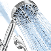 Celectigo Handheld Shower Head — High Pressure 10 mode Shower Heads, Detachable, Adjustable Bracket, Power Jet Modes, Leakproof, Non-Clogging