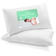 Celeep 2-Pack Oversized Queen Bed Pillows - 20 x 30 Inches - 1050GSM Ultra Soft Sand Washed Cover, Sleeping Pillows with Lofty Microfiber Filling