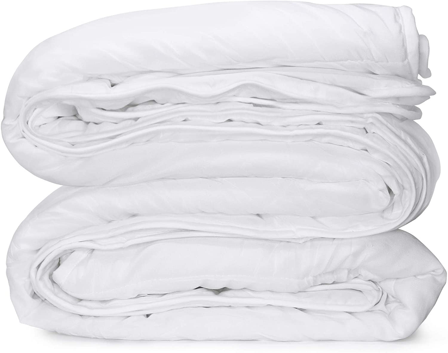 Celeep Comforter – White, All Season Down Alternative Thin Duvet Insert, Plush Microfiber, King