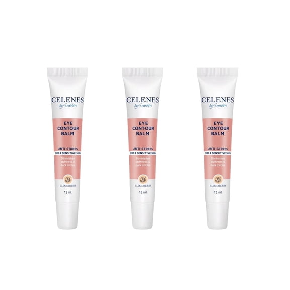 Celenes by Sweden Cloudberry Eye Contour Balm 15  ml -3 Pack