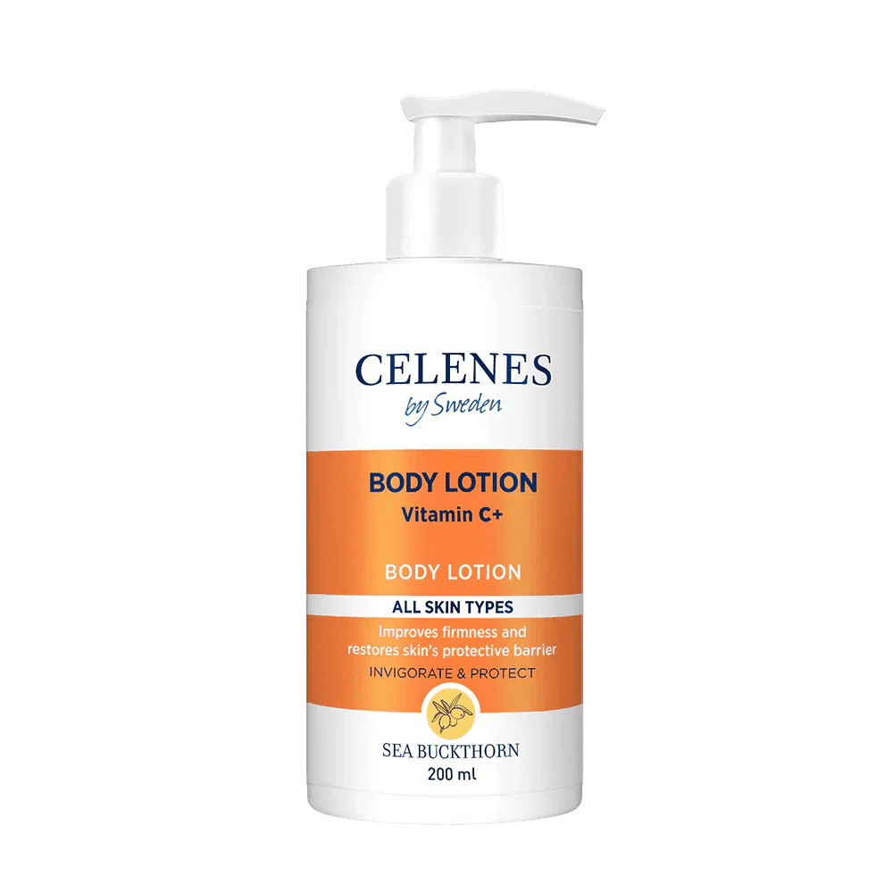 Celenes by Sweden Sea Buckthorn Body Lotion 200 ml / 6.8 fl oz