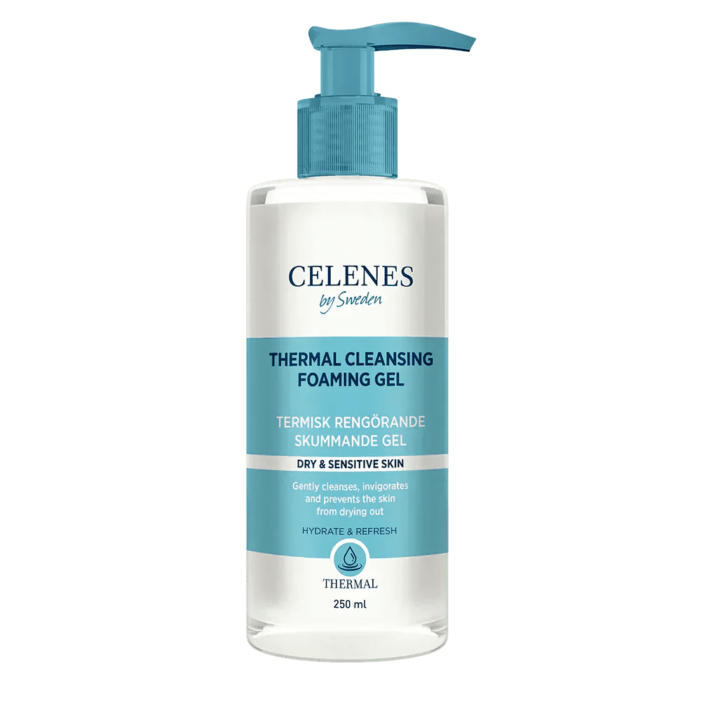 Celenes by Sweden Thermal Cleansing Foaming Gel Dry / Sensitive 250 ml / 8.5 fl oz
