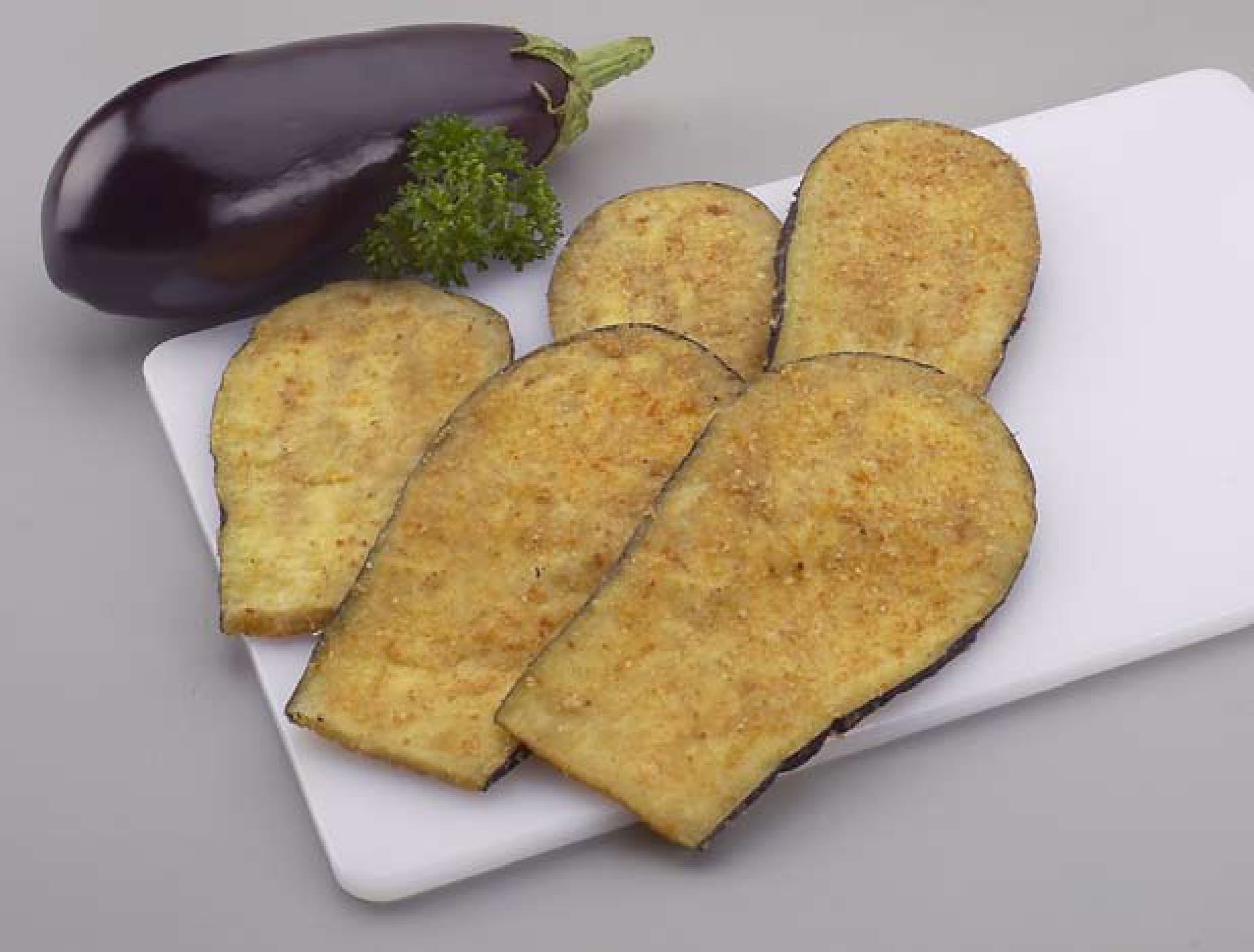 Celentano 1/4" Quick Frozen Skin-On Naples Cut Eggplant Cutet 5 lb (Pack of 2)