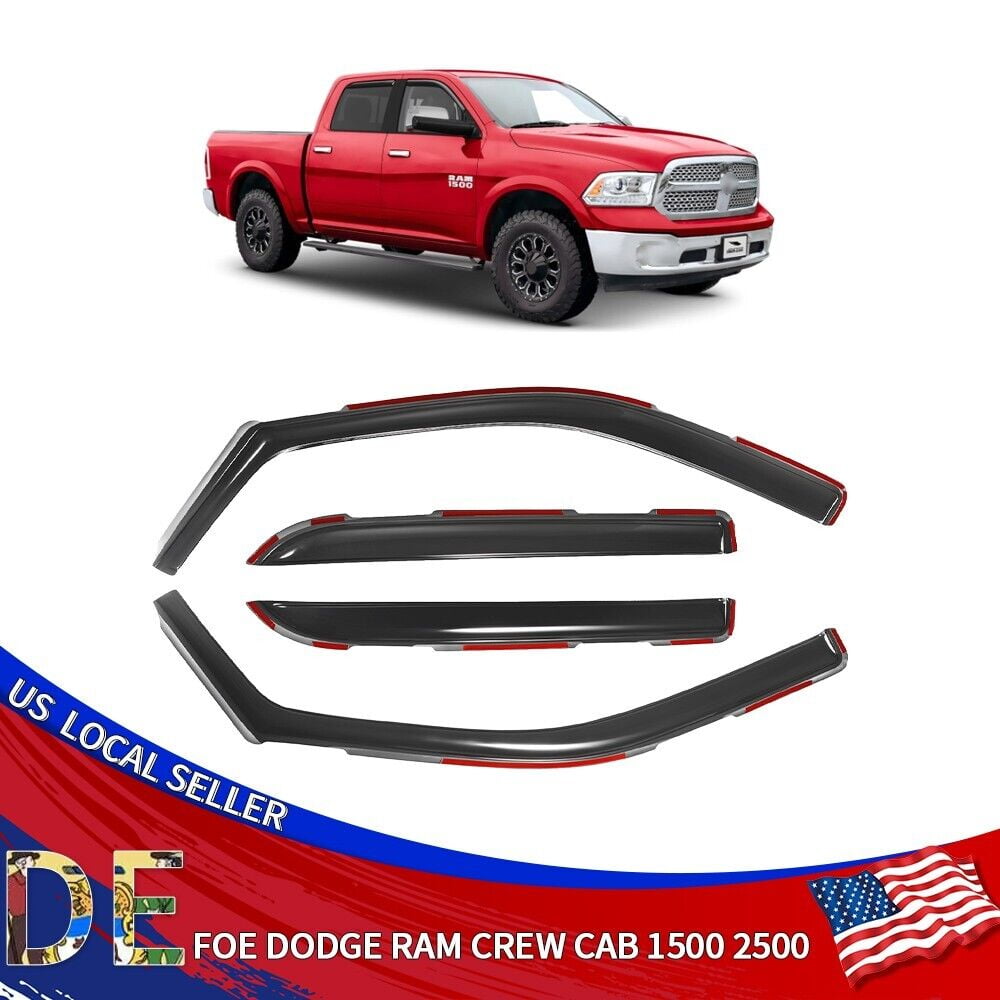 Autoshade Ventvisor Outside Mount 2Pc for Ram 1500/2500/3500 Autoshade Ventvisor Outside Mount 2Pc for Ram 1500/2500/3500