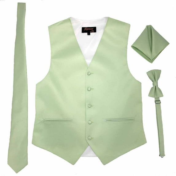 Celery Men's Satin Vest Spencer J's - L