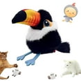 thumbnail image 1 of Celery Pets Rechargeable Flapping Bird Cat Toy, Celerypets Meowvo 2025 New Interactive Cat Toys, Motion Activated with Three-Mode Wing Flap, Three Styles Available (Toucanowl), 1 of 7