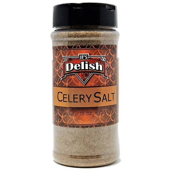 Celery Salt Seasoning by Its Delish, Medium Jar 16 Oz