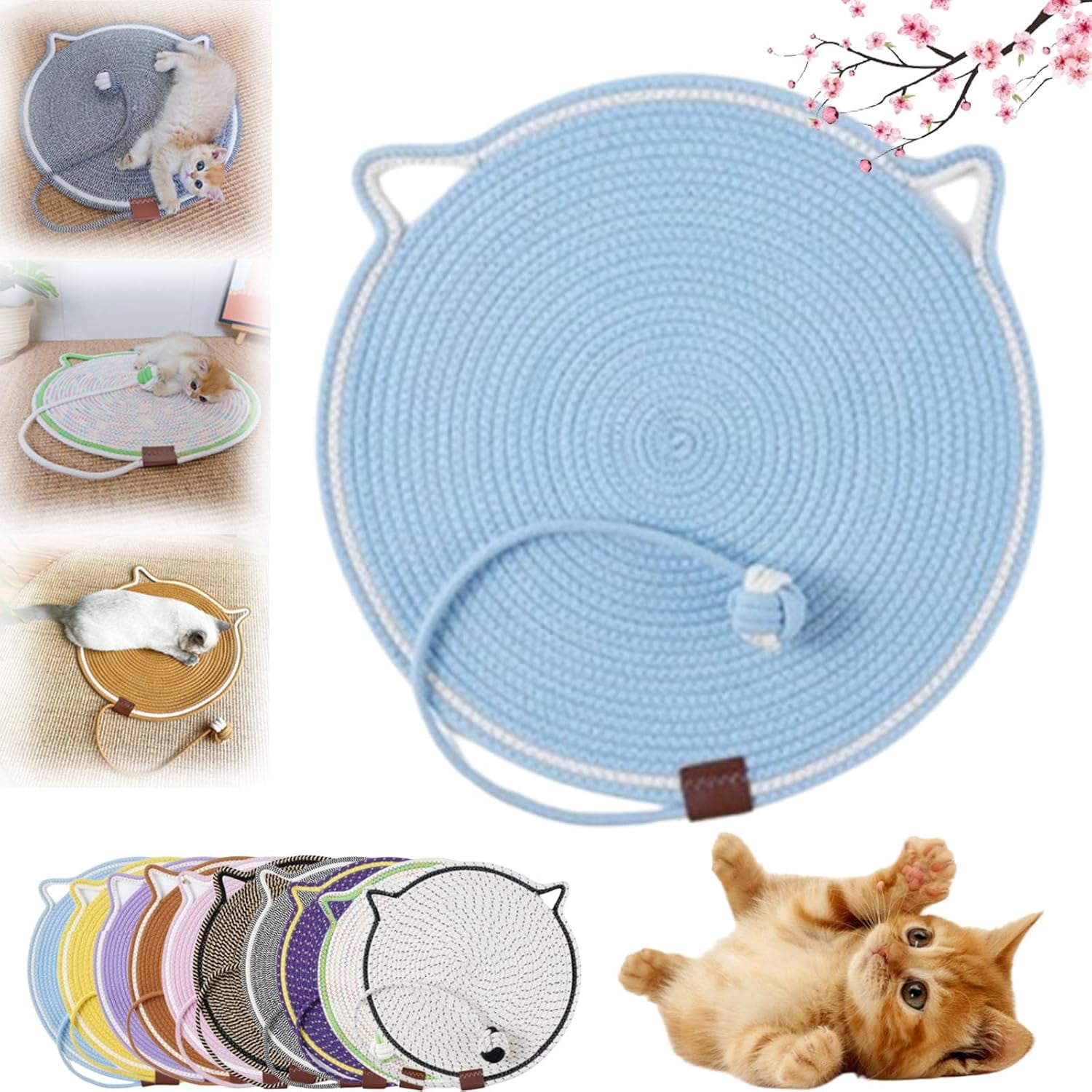 Picture of CeleryPets Dual Scratching Pad, Scratching Pads for Indoor Cats, Cat ...