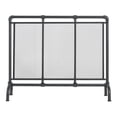 thumbnail image 1 of Celeste 1 Panel Iron Fireplace Screen 36" W x 29" H, Black, 1 of 9