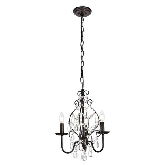 Celeste 3 Light Pendant in Oil rubbed bronze