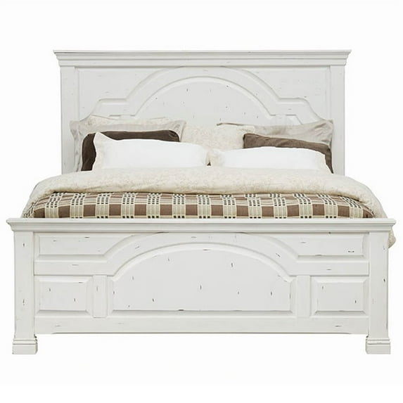 Coaster Celeste Queen Panel Bed in Latte and Vintage White