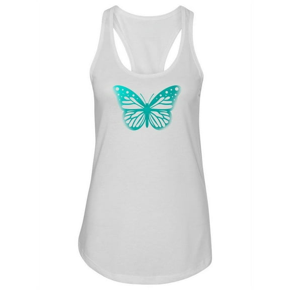 Celeste Butterfly Racerback Tank Women -SPIdeals Designs, Female Large